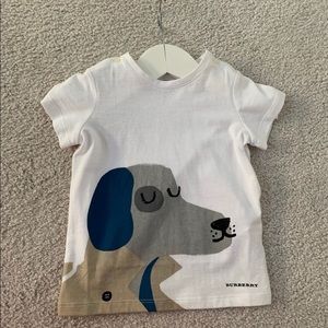 💕 Brand New Burberry Dog White T